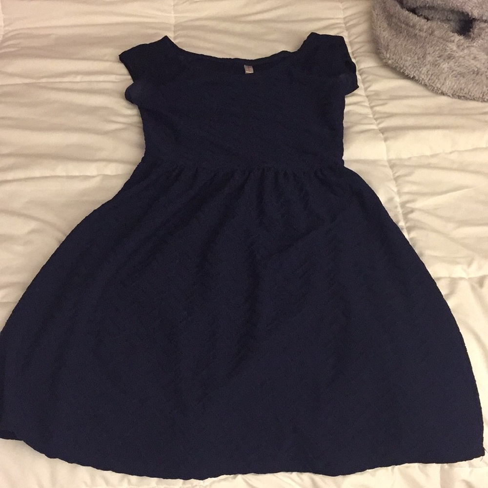 Navy blue dress